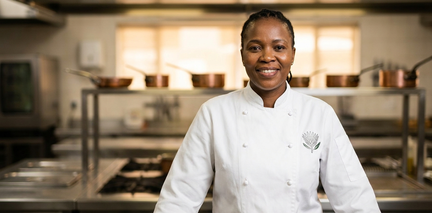 Portrait of Executive Chef Lerato Dlamini